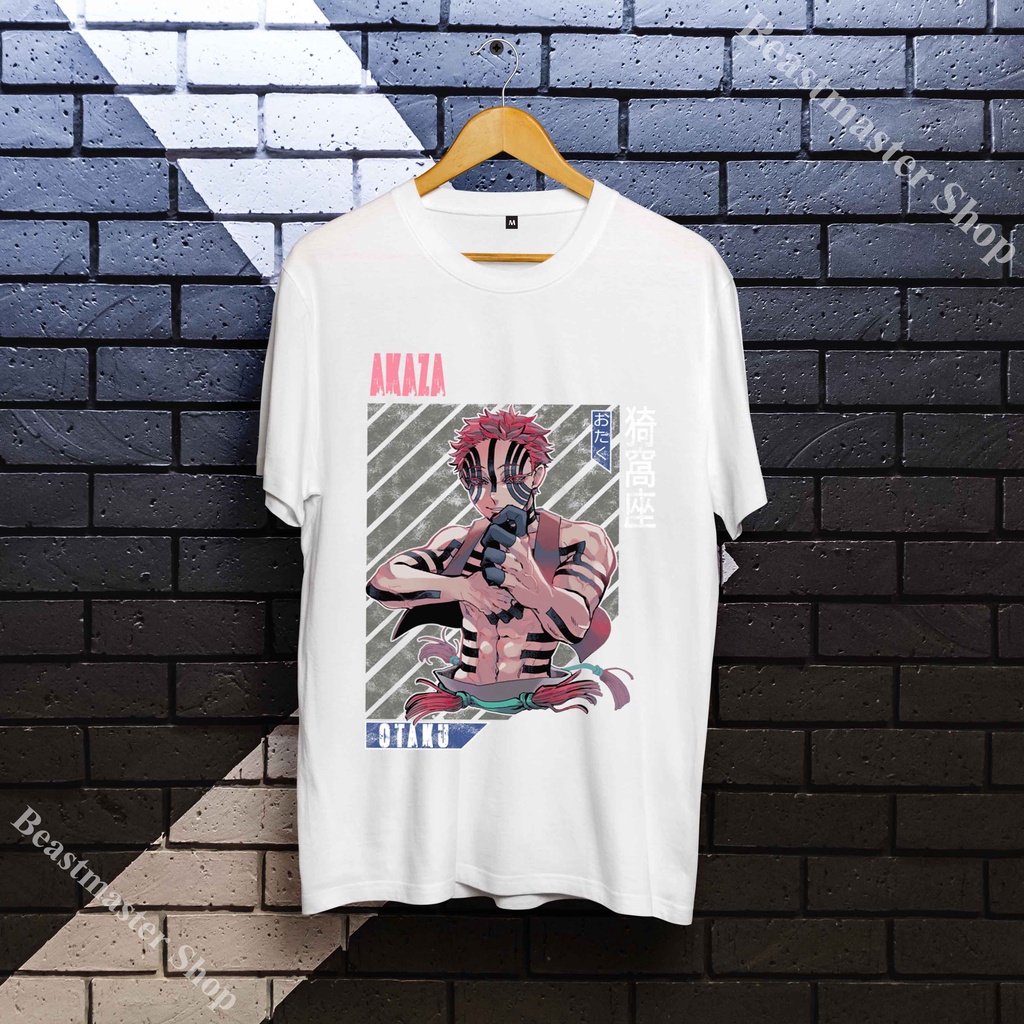 Áo Thượng Tam Akaza Kimetsu no Yaiba trẻ em giá rẻ cực chất dễ thương cute ngắn tay R43KNY387