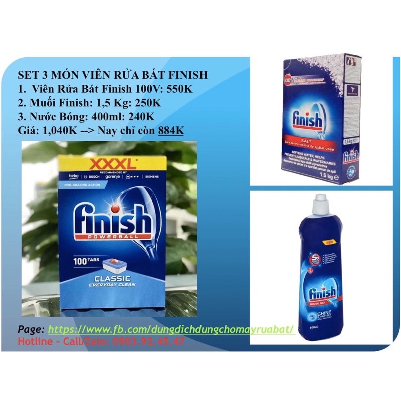 Set 3 Món Viên Rửa Bát