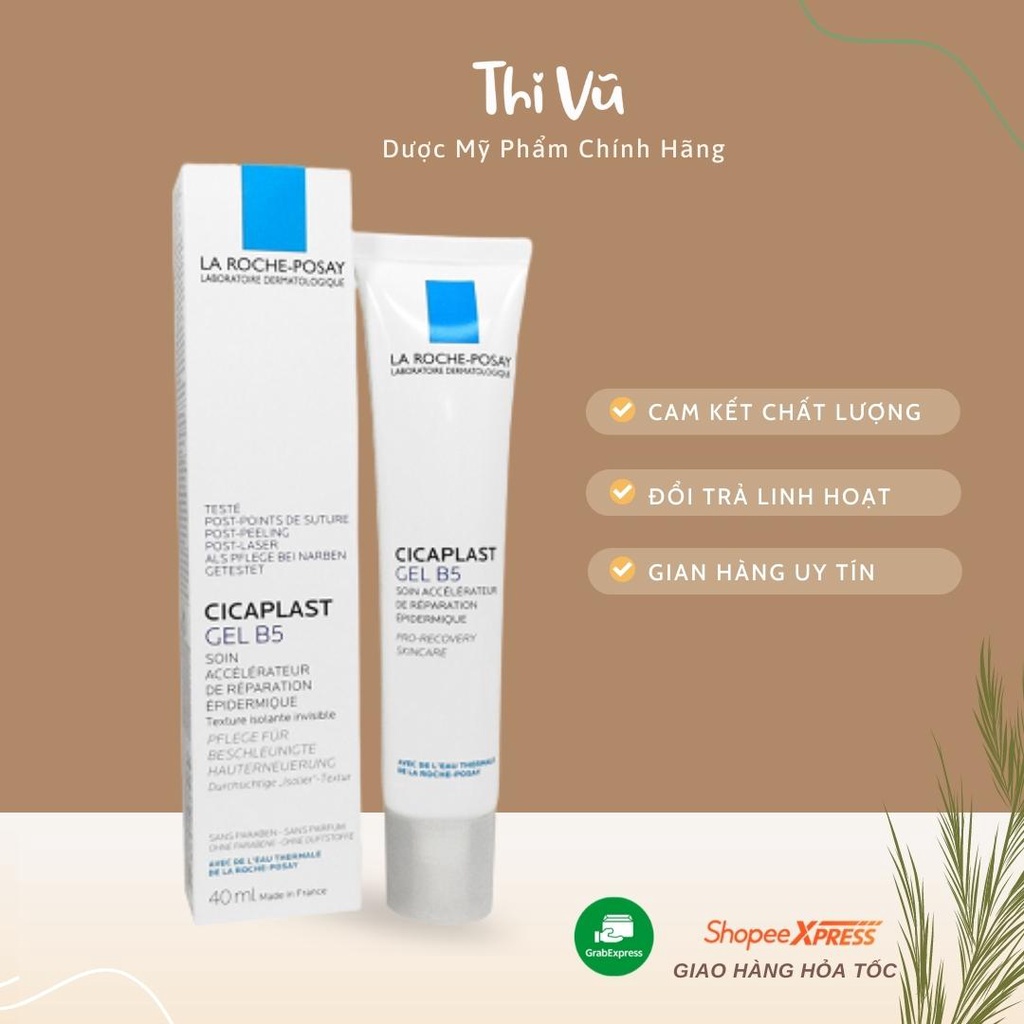 Kem dưỡng phục hồi da, làm mờ thâm Cicaplast Gel B5 La roche Posay - Thi Vũ