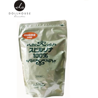 Tảo xoắn túi spirulina 2400 viên, tảo xoắn spirulina Nhật Bản dạng túi