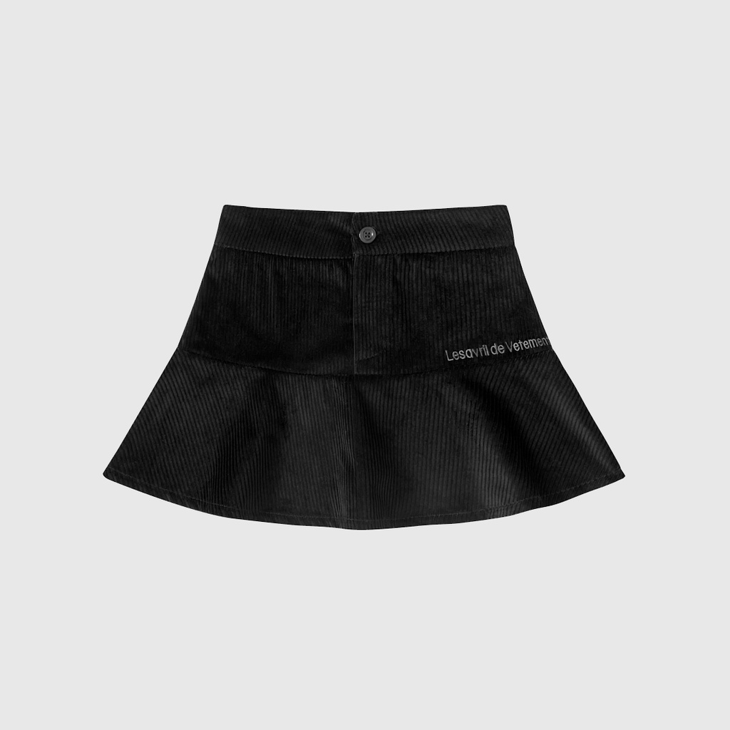 Váy ngắn Lesavril de Vetements Nom de LDV Black