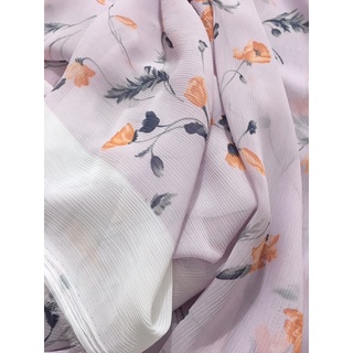Voan gân/ chiffon gân