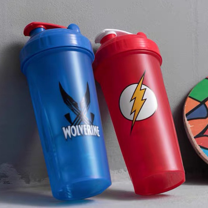 Bình nước tập gym bình thể thao Super Hero Shake Bottle