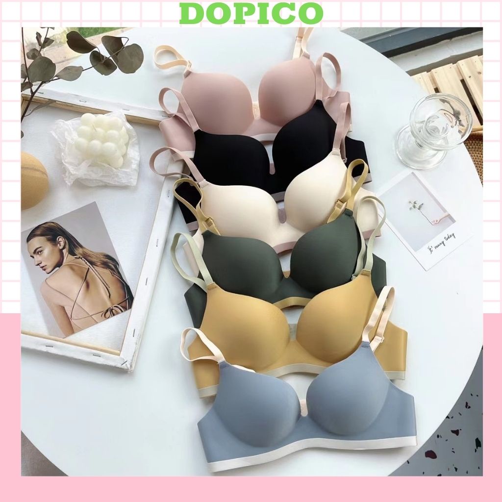 Áo ngực không gọng su nữ nâng ngực, áo lót đệm vừa mặc xinh xắn quyến rũ DOPICO A729