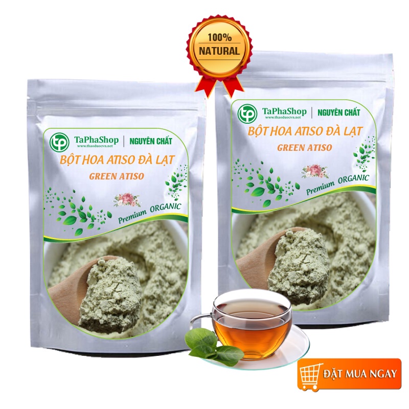 Bột hoa atiso xanh nguyên chất 100g