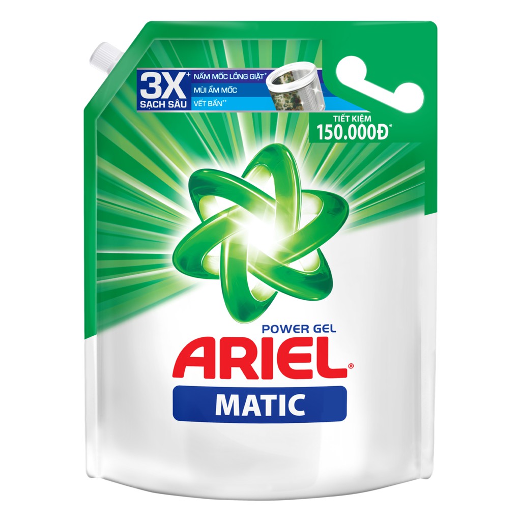 Combo Nước Giặt ARIEL Matic Nắng Mai 4.1KGx2/ Hương Downy 3.9KGx2