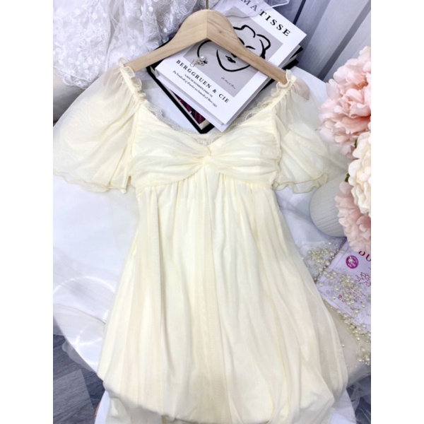 Đầm tiểu thư chất thun lạnh siêu xinh - Hàng QCCC - SP099