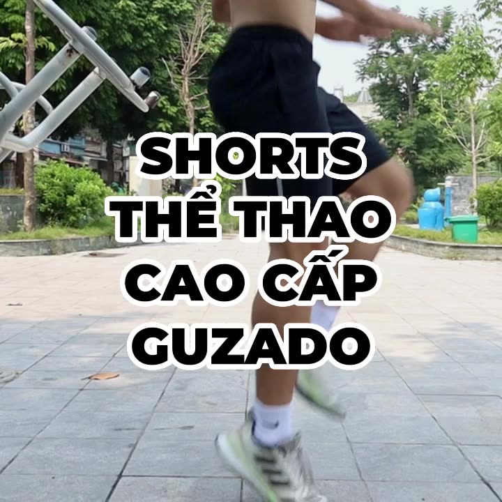 Quần đùi thể thao nam Sporty Shorts GUZADO co giãn thoải mái vận động ngày dài năng động form Regular Fit SR22001 | BigBuy360 - bigbuy360.vn