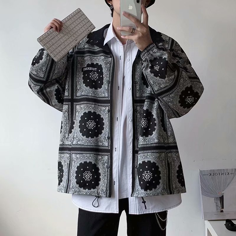 Áo Khoác Bóng Chày Tf1 Hai Mặt Chống Gió Dáng Rộng Thời Trang Xuân Thu Cho Nam