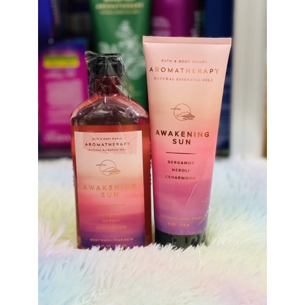 Lotion và sữa tắm BBW Awakening Sun Mỹ.