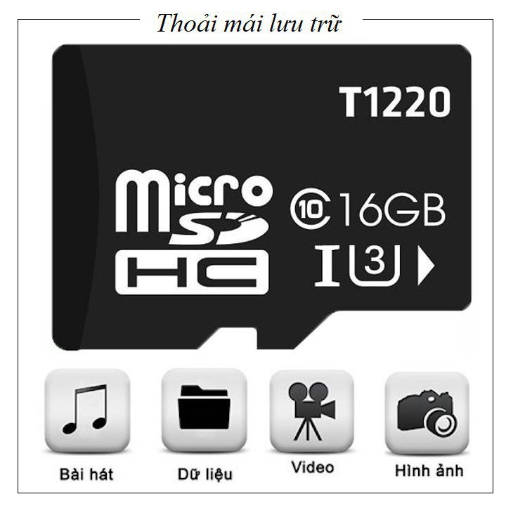 Thẻ nhớ 64GB /32GB /16GB U3 chuyên cho điện thoại, loa đài, camera, tốc độ 90Mb/s - Thẻ nhớ máy ảnh | Bảo Hành 5 Năm