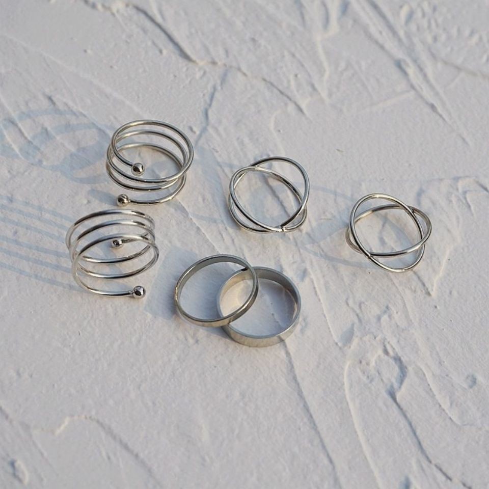 Nhẫn Đeo Tay Không Phai Đơn Giản Dành Cho Nữ | BigBuy360 - bigbuy360.vn