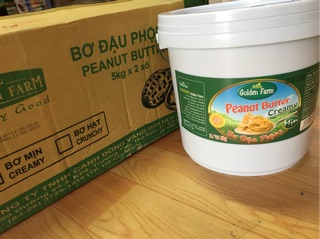 Bơ đậu phộng mịn xô 5kg