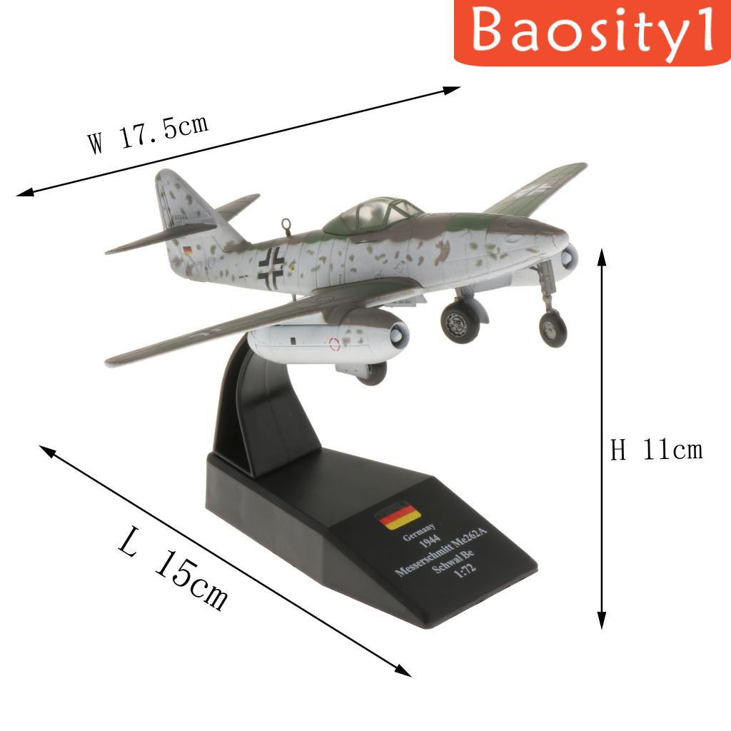 Mô Hình Máy Bay Chiến Đấu Đức WW2 Đức Me-262 Bằng Hợp Kim 1 / 72