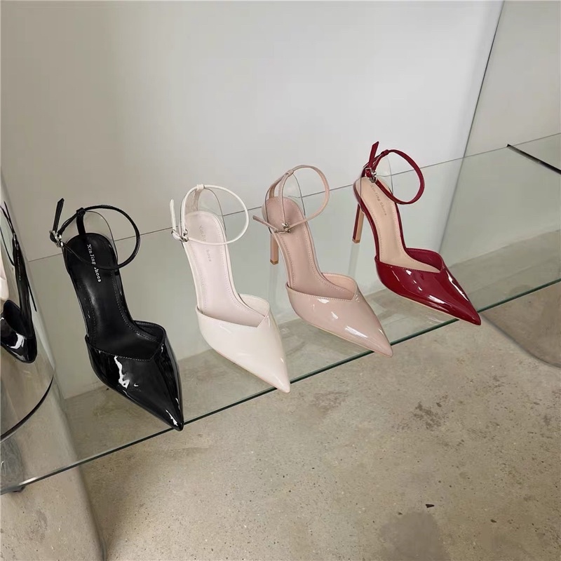 Sandal nữ gót nhọn bít gót trong mẫu 2155-5 - kachihouse