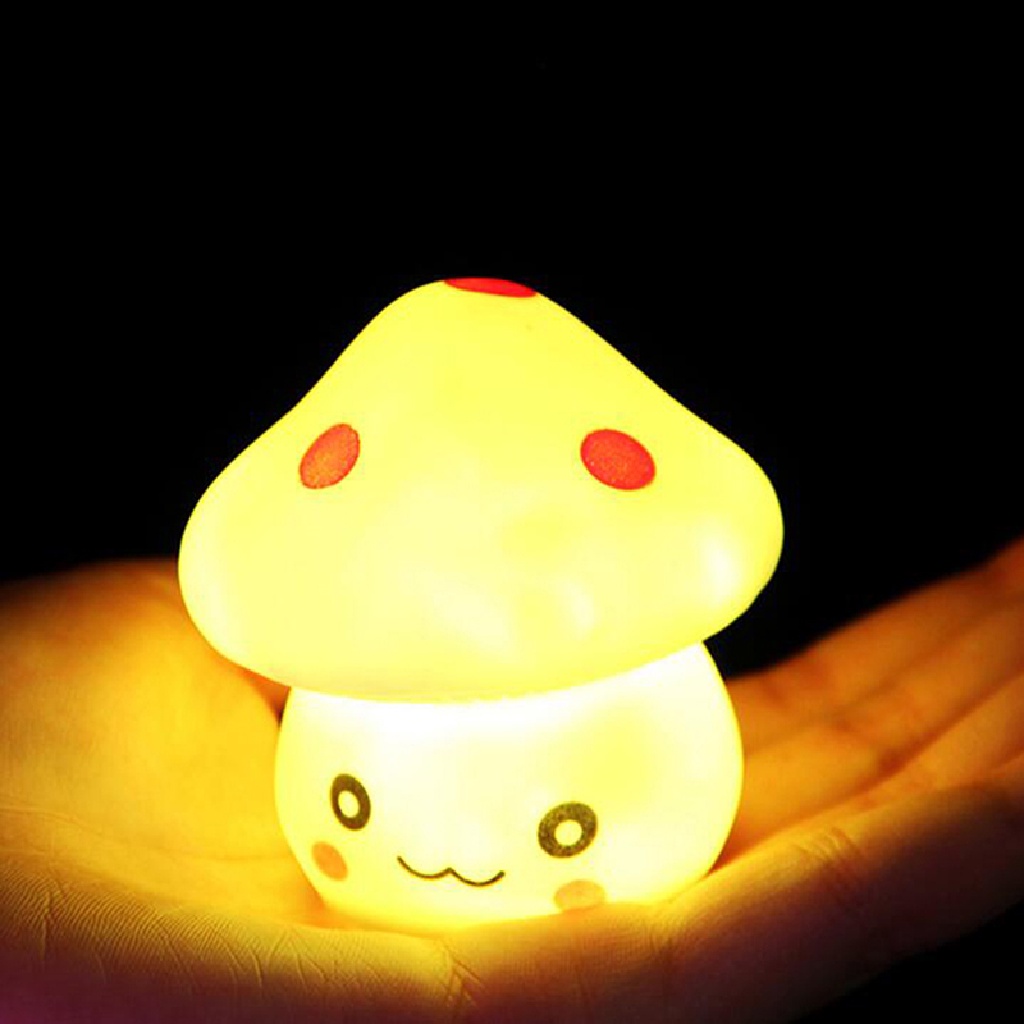 Đèn Led hình cây nấm thiết kế dễ thương trang trí phòng ngủ
