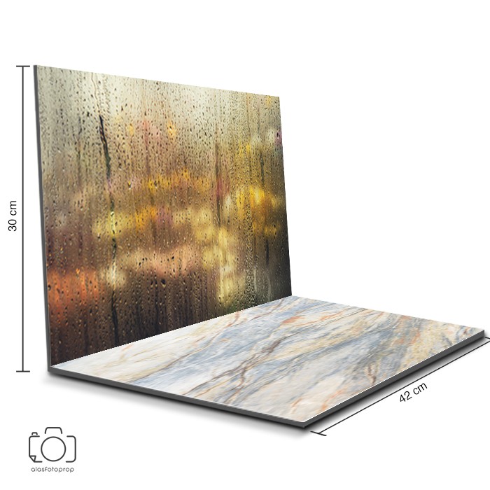 Màu Sắc Phông Nền Chụp Ảnh Họa Tiết Đá Cẩm Thạch 42x30 cm / Bokeh (Bkh-11)