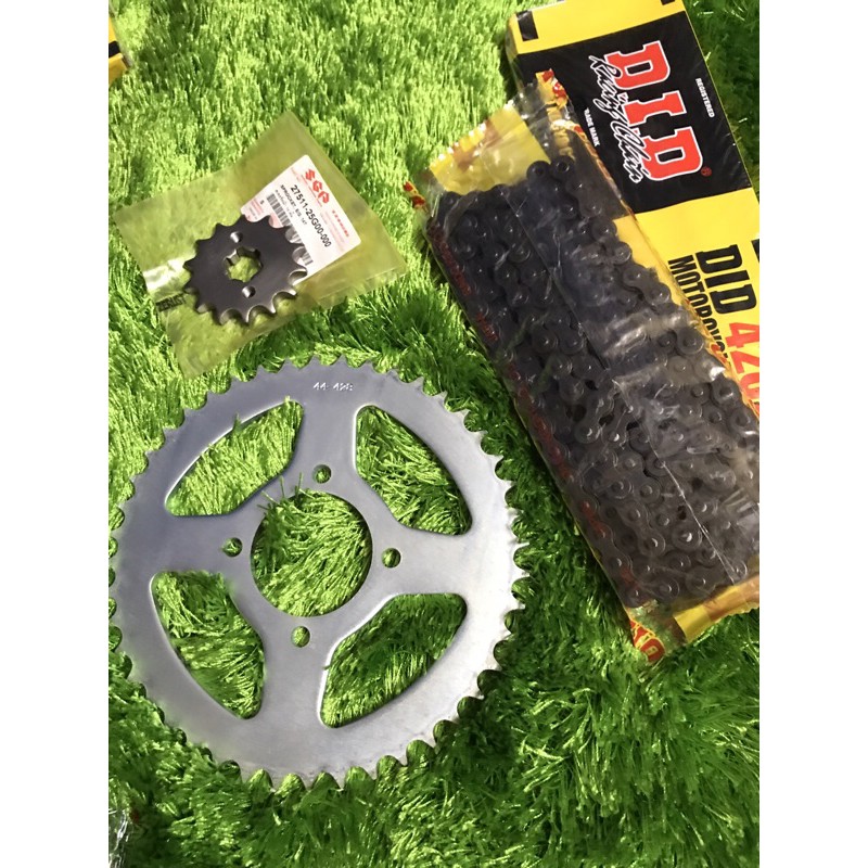 Combo Nhông sên dĩa fx125 ( Sên Đen )