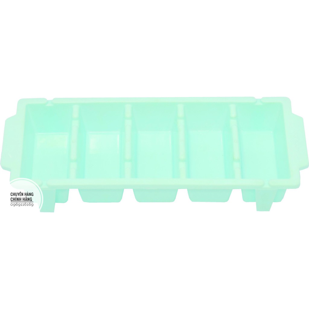 Khay đá nhựa cao cấp Hofaco 5 viên lớn HPL08 - Khay đá Hồng Phát dùng để làm đá uống bia