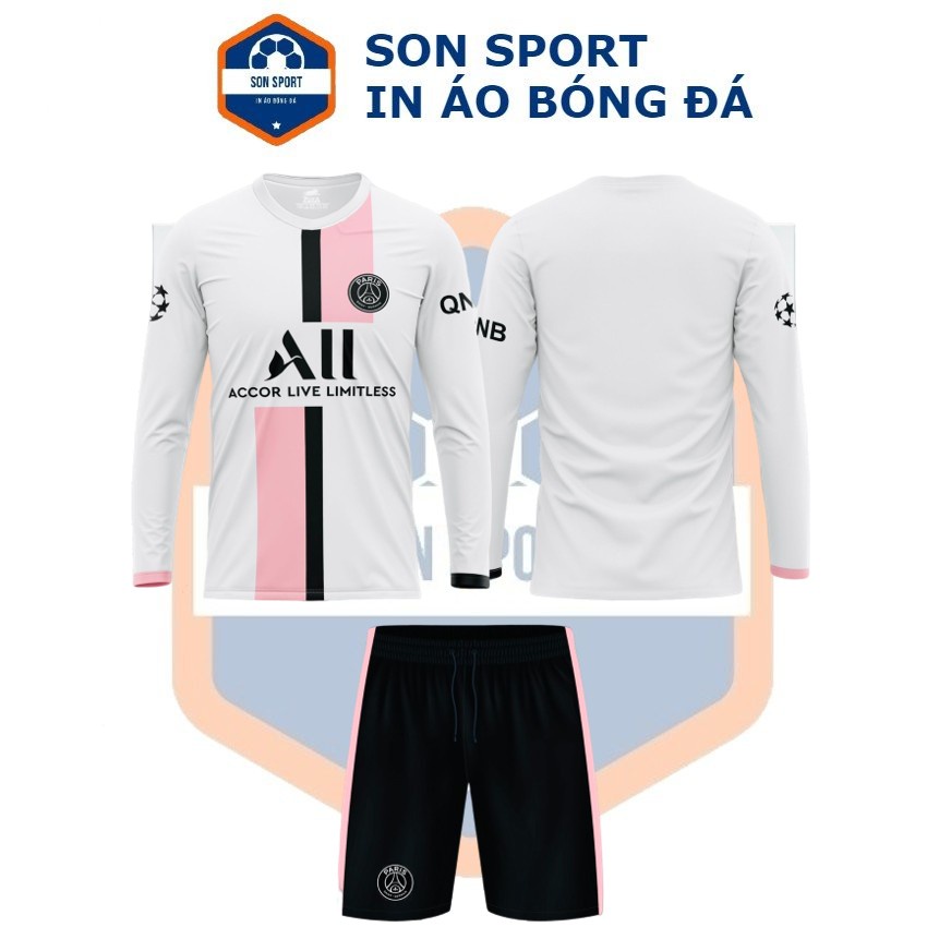 3 Bộ Quần Áo Bóng Đá Dài Tay CLB Paris Saint-Germain
