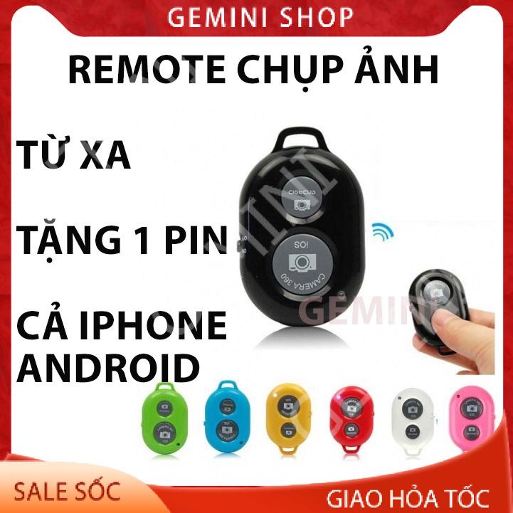 Remote chụp hình tự sướng Bluetooth màu ngẫu nhiên