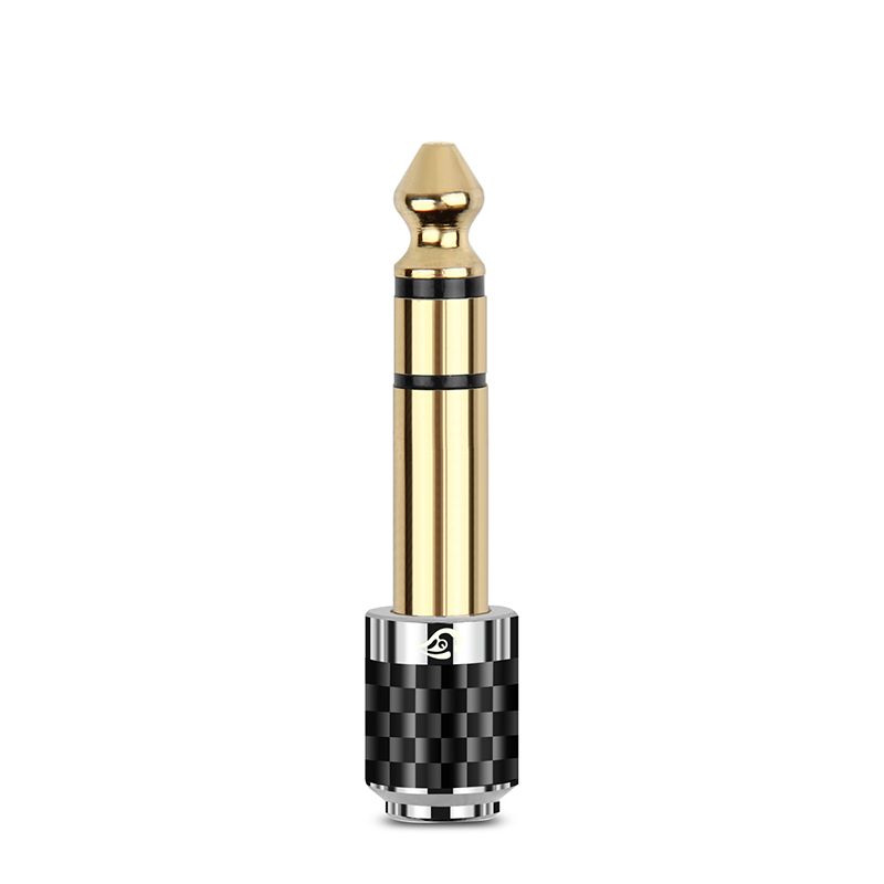 1 Đầu Nối Âm Thanh Chuyển Từ 6.35mm 1 / 4 "Sang Ổ Cắm 3.5mm 1 / 8" Cái