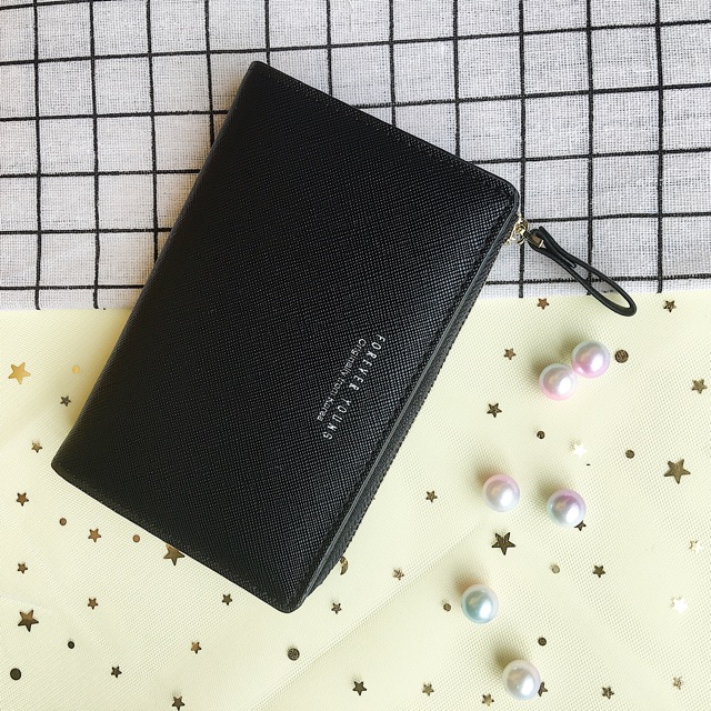 Ví ngắn Forever Young da sần mới trẻ trung-ví mở 2-để được các loại thẻ | BigBuy360 - bigbuy360.vn