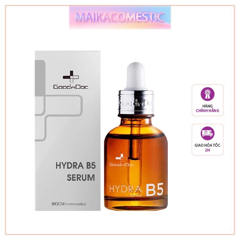 ( Có Bill ) Serum Cấp Ẩm Phục Hồi Goodndoc Hydra B5 30ml