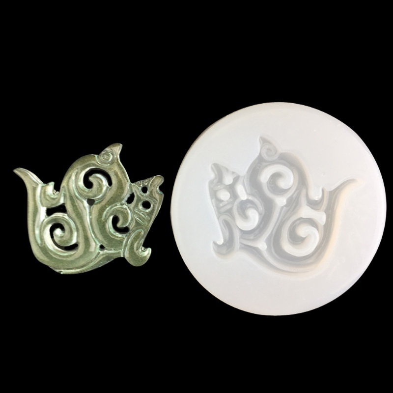 Khuôn Silicone Đúc Resin 10 Kiểu Dáng Khác Nhau Dùng Làm Trang Sức DIY