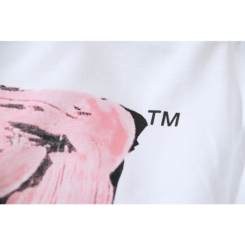 Áo Thun Cotton Ngắn Tay In Logo Off White Plus Size Cho Nam Nữ