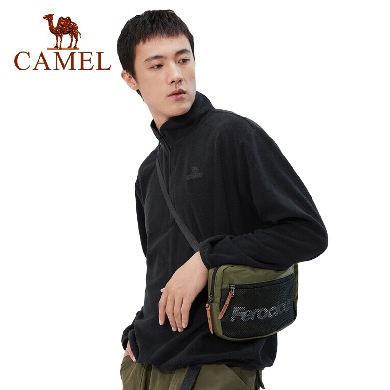 Áo Thun sweater Cổ Đứng Tay Dài Dáng Rộng Thời Trang Thu Đông Cho Nam Giới