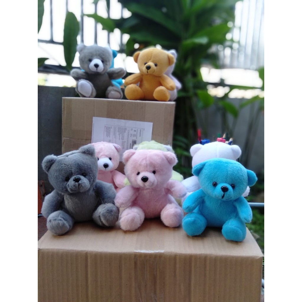 Bó Hoa Teddy Nhồi Bông Cỡ Nhỏ Đáng Yêu 15cm