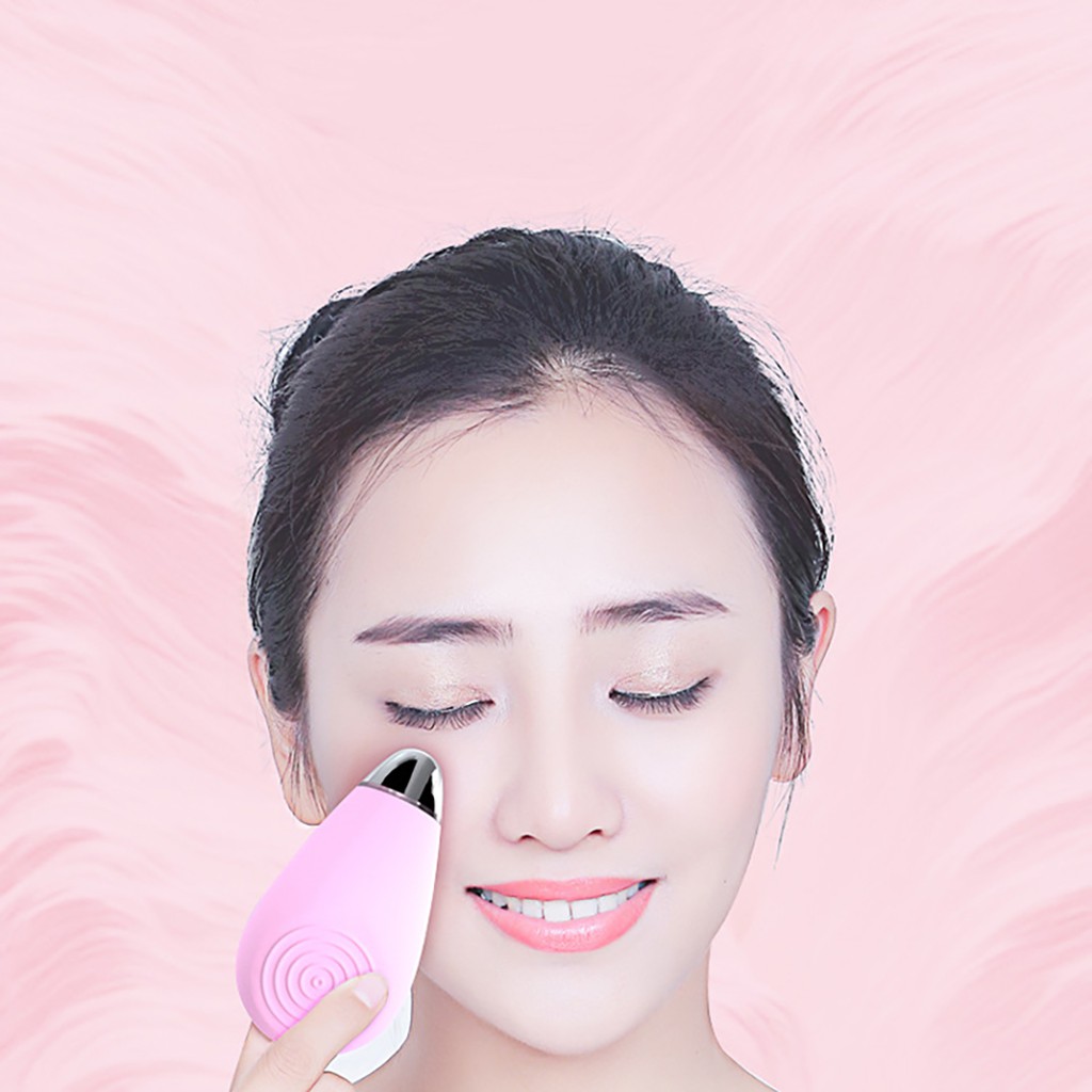 Máy rửa mặt rung sóng âm silicone Kenaiya làm sạch sâu da mặt giữ làn da tươi trẻ