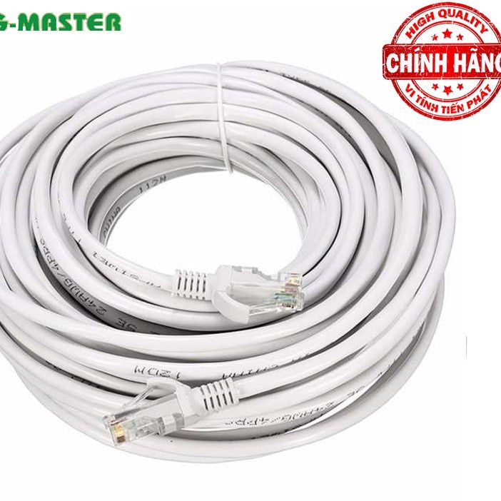 Dây cáp mạng LAN Internet bấm sẵn KingMaster dài 30 mét (chuẩn 30 mét)