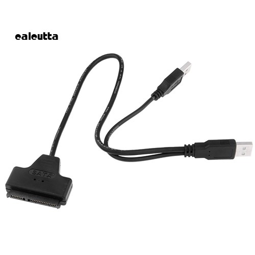Dây cáp chuyển đổi USB 2.0 qua ổ cứng 7+15 ATA SATA 2.0 HDD/SSD 22 chấu 2.5&quot;