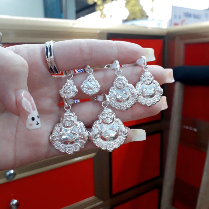 Mặt di lặc bạc kim tiề n 🌼 YN JEWELRY