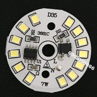 Led vỉ tròn 7w 220v siêu sáng