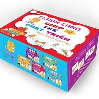 [XẢ KHO Combo 1 bộ 5 chủ đề] Thẻ học Phát triển Ngôn ngữ Giao tiếp qua 5 dạng câu hỏi