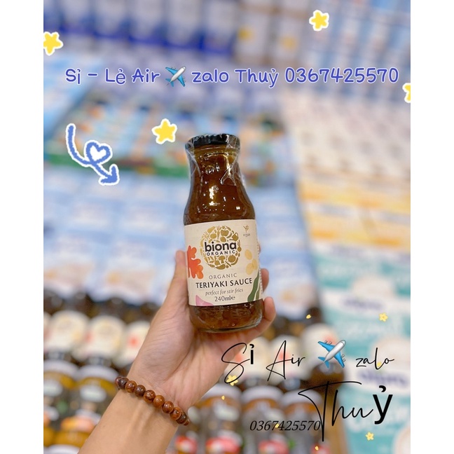 (Bill Air) Sốt hữu cơ Biona Organic của Anh