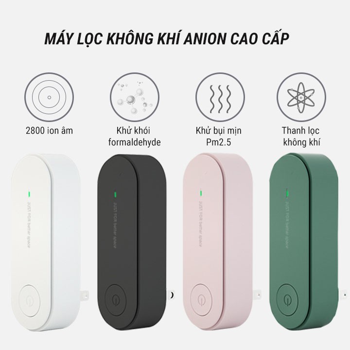 Máy lọc không khí mini  hàng cao cấp- tiết kiệm điện năng  giúp bầu không thí trong lành và sạch sẽ hơn