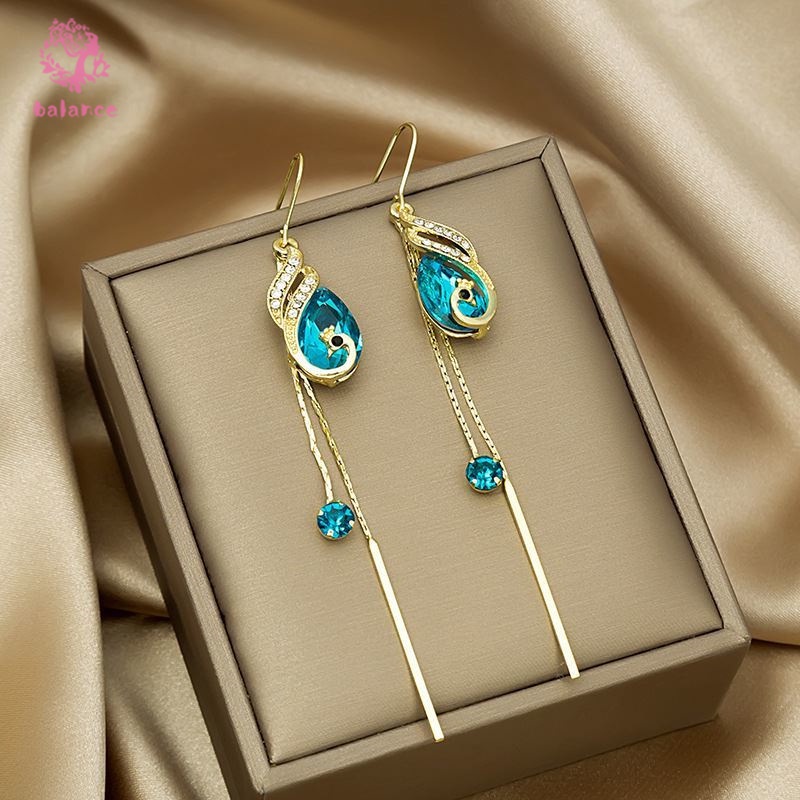 Khuyên Tai Kim Loại Hình Chim Phượng Hoàng Dễ Thương Dành Cho Nữ