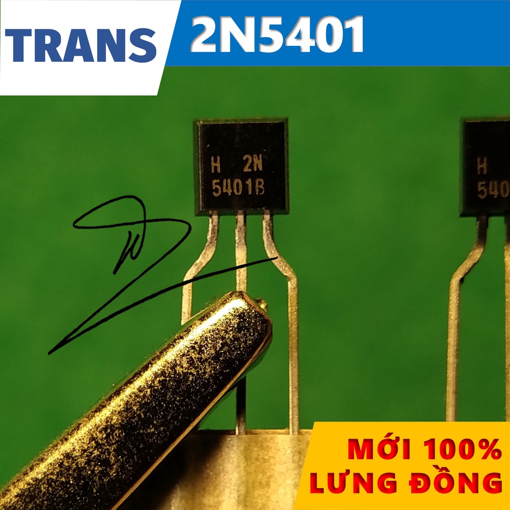 5 con 2N5401 Transistor Mới 100% / 0.6A/140V/1.5W TO-92
