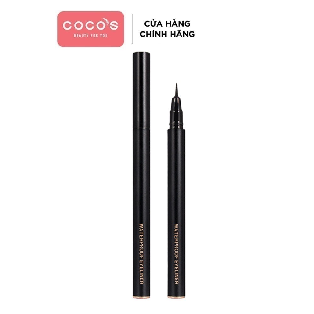 Bút kẻ mắt nước không trôi Vacosi Waterproof Pen Eyeliner 5ml