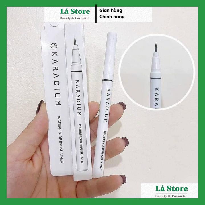 Bút Kẻ Mắt Karadium Powerproof Brush Liner Siêu Mảnh Chống Trôi
