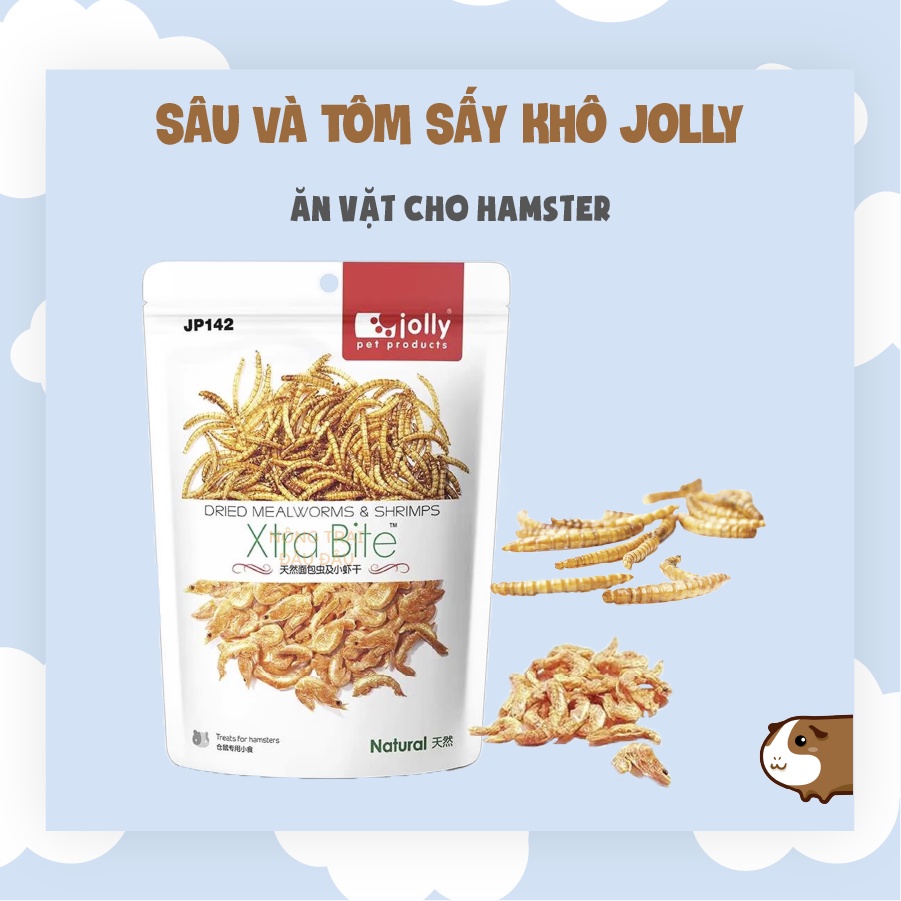 Thức Ăn Cho Hamster Sâu Và Tôm Sấy Khô Jolly - JP142