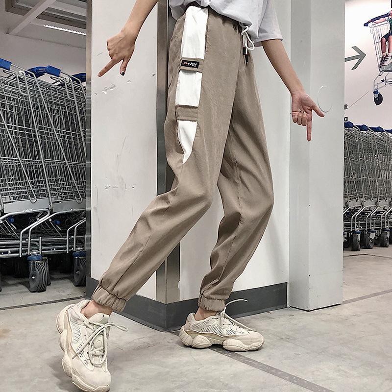 Quần jogger unisex phối viền chất liệu kaki siêu mềm CA009 | BigBuy360 - bigbuy360.vn