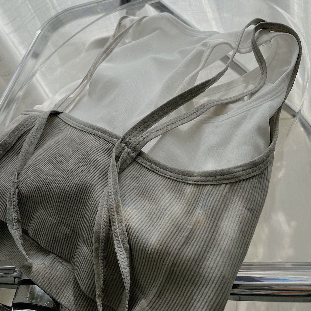 Áo Bra 2 Dây Nữ Xinh JEM CLOSET Chất Vải Bo Gân Dễ Phối Đồ Lên Dáng Siêu Sexy CHIC 10097
