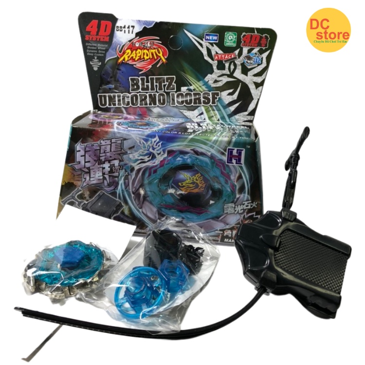 Con Quay Kỳ Lân 4D Blitz Unicorno 100RSF BB117 Cực Mạnh Cho Bé Yêu