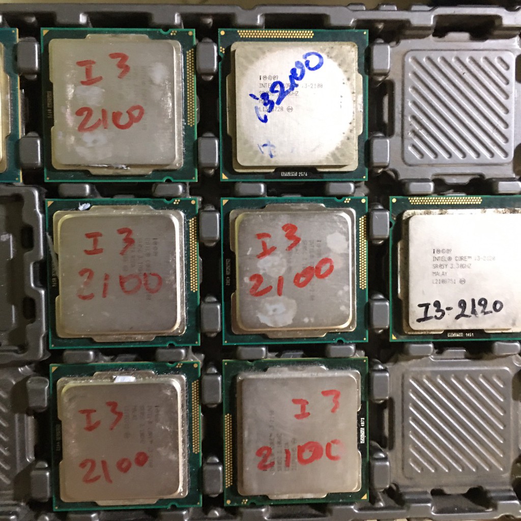 CPU I3 2100,I3 2100-2120, I3 3210, I3 3220,I3 3240 Sk 1155 - Vi Tính Bắc Hải