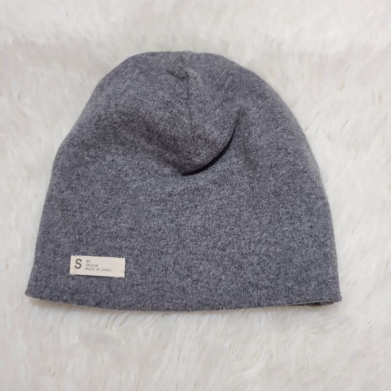 Mũ thun cotton 2 lớp thu đông trùm tai, co giãn tốt cho bé trai và bé gái (3-36 tháng)